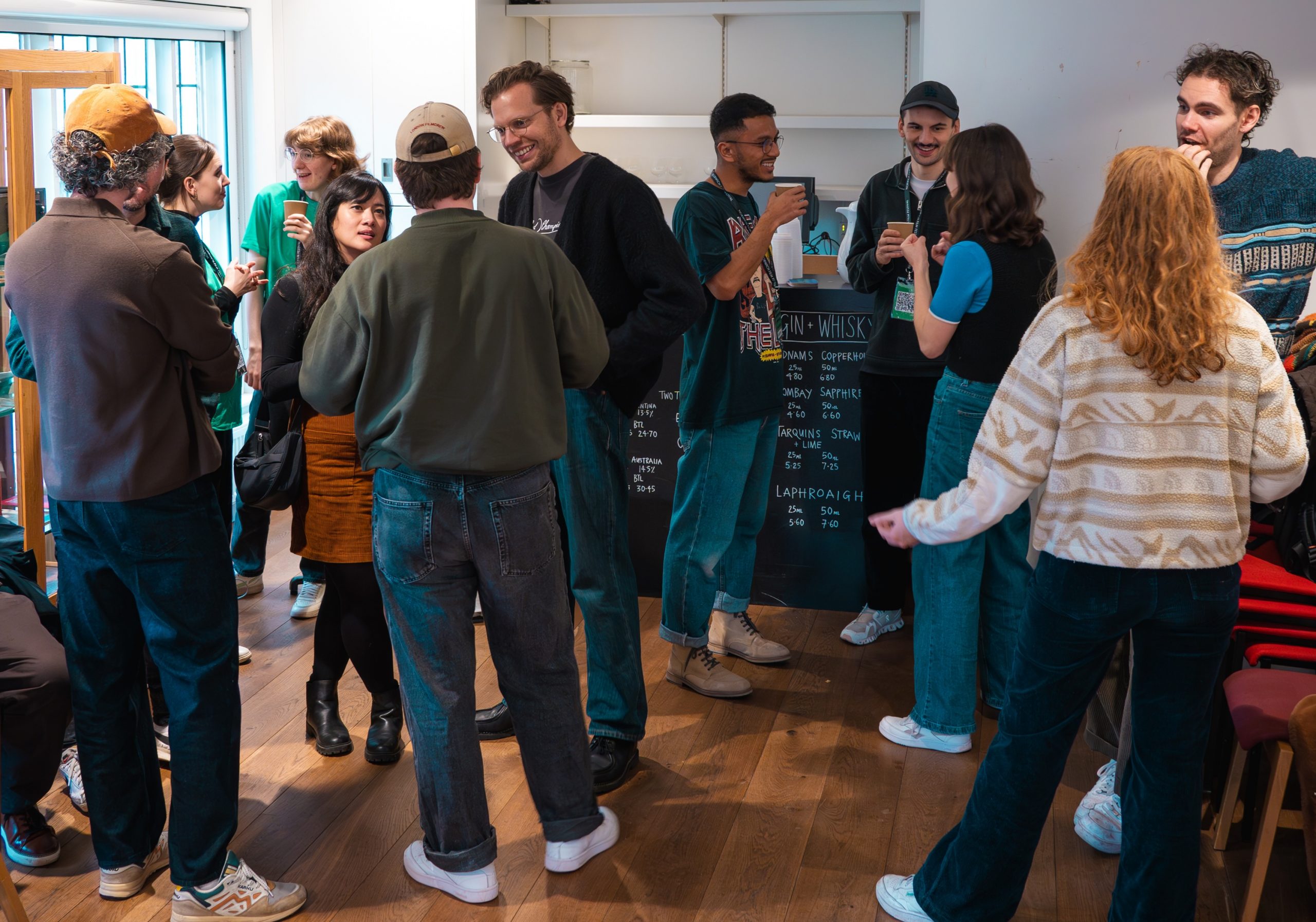 Filmmakers attending an NFF2024 networking event