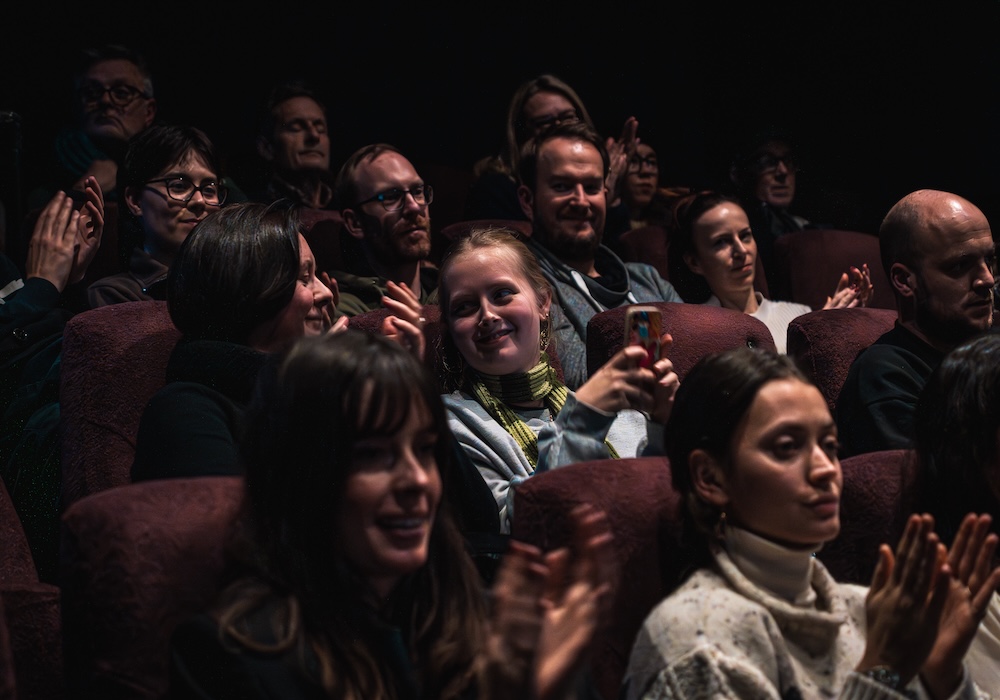 An audience at an NFF screening